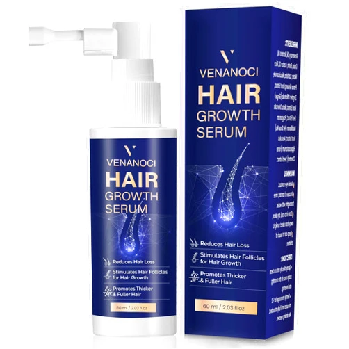 Venanoci ㅤ VENANOCI Hair Growth Oil Spray: Natural Hair Regrowth Serum with Rosemary, Biotin – Anti-Hair Loss Treatment for Thinning Hair – Promotes Thicker, Fuller Hair for Women & Men