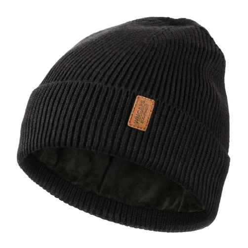 Wmcaps Winter Beanie Hats for Men Women, Fleece Lined Beanie Soft Warm Knit Hat Ski Stocking Cuffed Cap