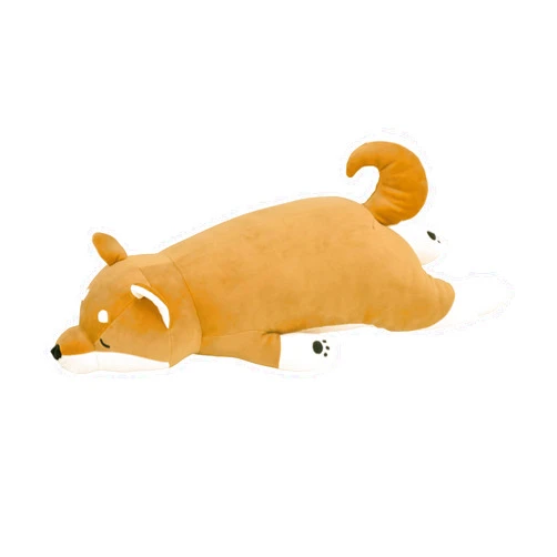 LIV HEART Plush Body Pillow, Soft Stuffed Sleepy Animals, Premium Long Throw Pillow, Shiba Dog Kotaro, Favors Preferred Gifts for Girls, L Size (Total Length Approx. 28.7 inch) 48768-44