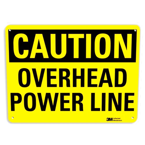 SmartSign “Caution - Overhead Power Line” Sign | 7