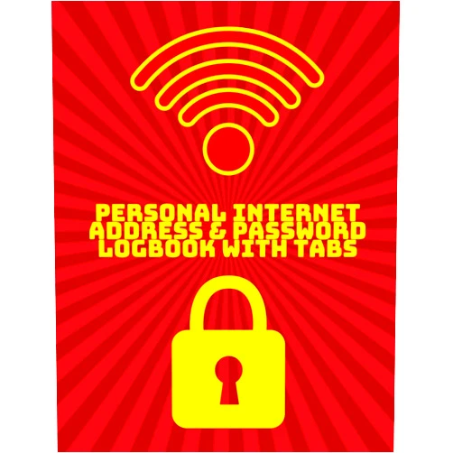 NYCONY PRESS Personal Internet Address & Password Logbook with Tabs: Notebook for Internet Accounts Access