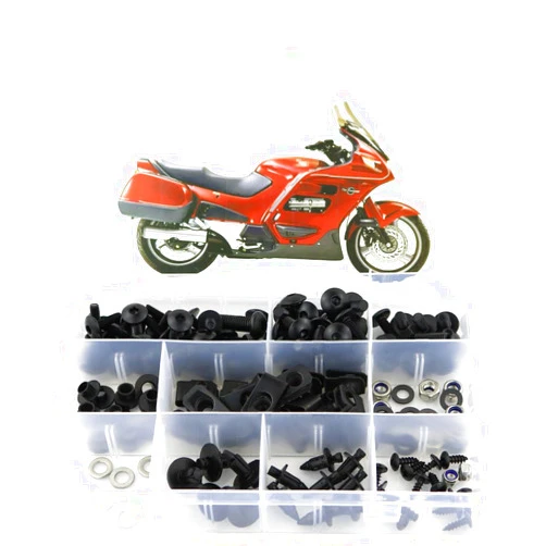 Xitomer Fairing Bolt Kits Compatible with ST1100 1990-2002 ST1100 Motorcycle Mounting Kits Full Sets Washers Nuts Fastenings Clips Grommets