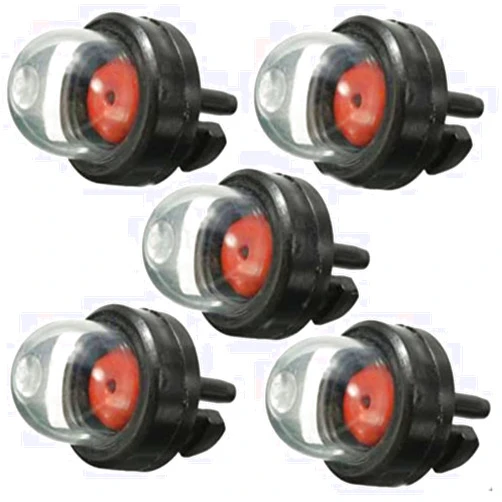 DRILAX Primer Bulbs for Small Engines Compatible with Ryobi Poulan Husqvarna Walbro Hitachi Bolens Homelite Echo Leaf Blower String Trimmer Brush Cutter Chainsaw Parts Primer Bulb Purge Pump 188-512 5 Pack