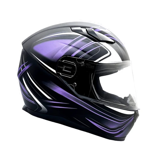 Typhoon Helmets Typhoon Adult Full Face Motorcycle Helmet w/drop down sun shield DOT Certified Xsmall size 21