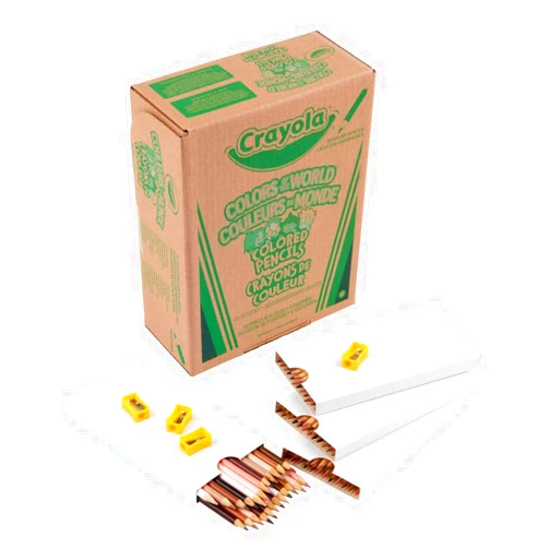 Crayola Colors of the World Skin Tone Colored Pencils Classpack (240ct), Bulk Colored Pencils for Classrooms, Teacher Supplies, Gifts