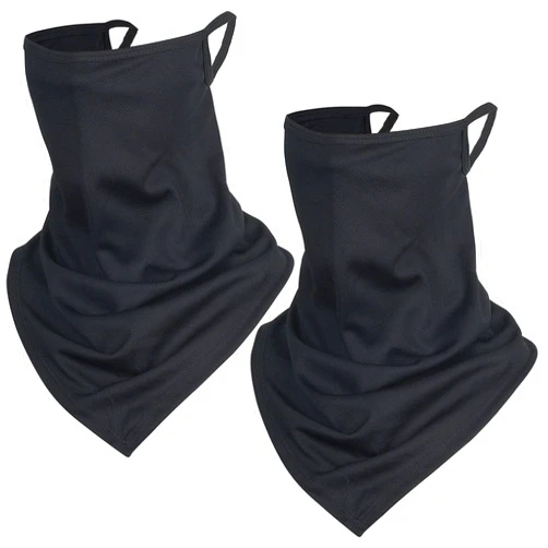 SUNLAND Neck Gaiter with Ear Loops Face Scarf Bandana For Men Balaclava Cover for Outdoors,Motorcycle,Biking