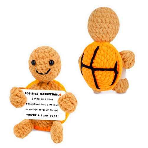 JoycuFF Baseball/Soccer/Basketball/Softball/Football/Tennis Gifts Mini Sport Funny Crochet Emotional Handmade Positive Crochet Animals Gifts