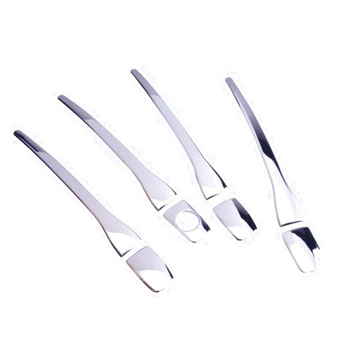 beler 8pcs Chrome Door Handle Cover Trim Fit for Peugeot 3008 2008 207 407 C4 Citroen C4 C6