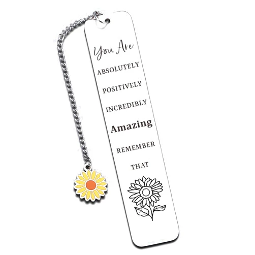 Raddimelo Sunflower Gifts for Women, Inspirational Bookmarks, Inspirational Gifts for Women, Christmas Stocking Stuffers, Friendship Gifts for Women, Birthday Sunflower Bookmark for Best Friend Bestie