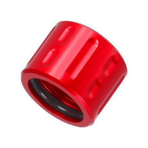 NDZ Performance Barrel Thread Protector 1/2x28 in Anodized Aluminum and Cerakote or PVD Stainless Steel with O-Ring – USA Made – Choose Color & Style