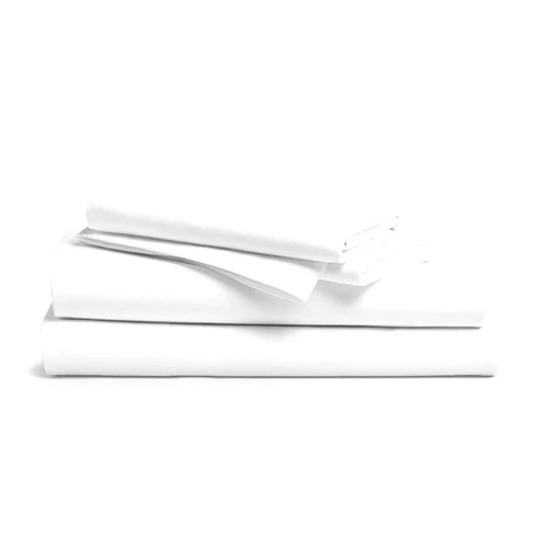 DKS BEDDING 100% Percale Cotton Sheets for Twin XL Size Bed - Ultra Soft Breathable,100% GOTS Certified Extra Long Staple, Fits 16