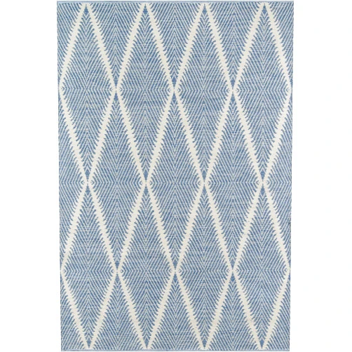 Momeni Erin Gates by Momeni River Beacon Denim Hand Woven Indoor Outdoor Area Rug 2' X 3'