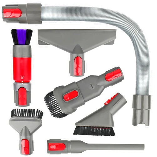 Fullclean Attachment Kit for Dyson Gen5 V15 V15s V12 V11 V10 V9 V7 V8 Detect Cyclone Torque Drive Absolute Animal Cordless Vacuum Cleaner,Home and Car Cleaning Brush Acccessories
