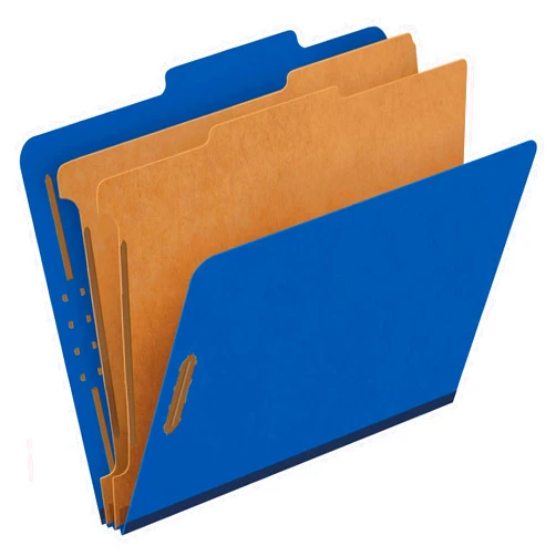 Pendaflex® Classification Folders, 2 Dividers, 2