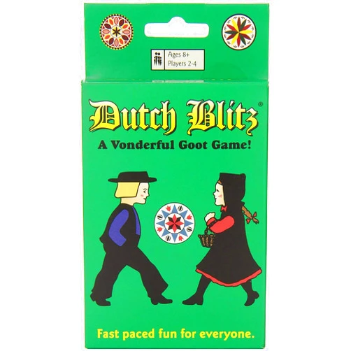Dutch Blitz - Fast Paced Card Game for 2-4 Players Ages 8+, 160 Cards, Easy to Learn