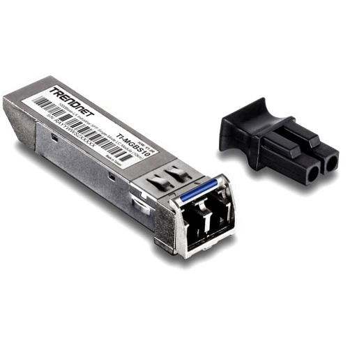 TRENDnet SFP to RJ45 Industrial Single-Mode LC Module (10km), TI-MGBS10, 1000Base-LX Industrial SFP, Compliant with IEEE 802.3z Gigabit Ethernet, Data Rates of up to 1.25Gbps(Renewed)