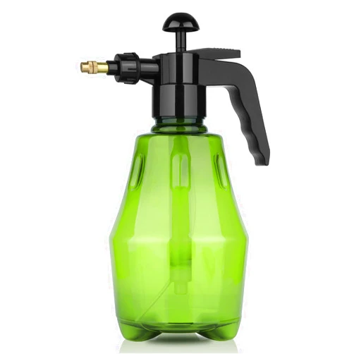 T4U Fine Mist Spray Bottle Plastic Green 1.5L, Hand Held Pressure Plant Mister with Top Pump, Empty Water Sprayer Watering Can with Adjustable Nozzle for Indoor and Outdoor Gardening and Home Cleaning