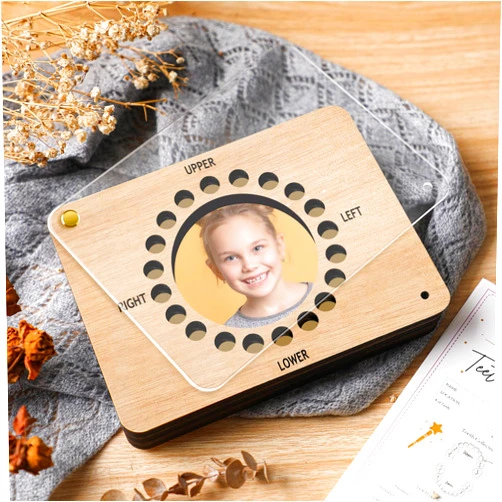 Teenyyou Baby Tooth fairy Keepsake Box Teeth Fairy Holder for Kids Wooden Keepsake Storage and Saver Box with 20 Teeth Receipt Cards Newborn Baby Birthday and Shower Gift