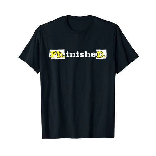 PhD Graduation Shirts Ph.inisheD. - PhD Graduate Ph.D. Graduation Doctorate Degree T-Shirt
