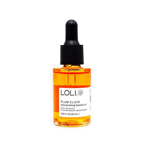 LOLI Pure. Potent. Personalized. LOLI - Organic Plum Elixir Revitalizing Face Oil | Clean, Non-Toxic, Zero Waste Skincare (.95 fl oz | 28 ml)