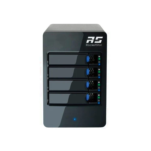 HighPoint RocketStor 6414S 6Gb/s SAS/SATA 4-Bay Storage Tower Enclosure