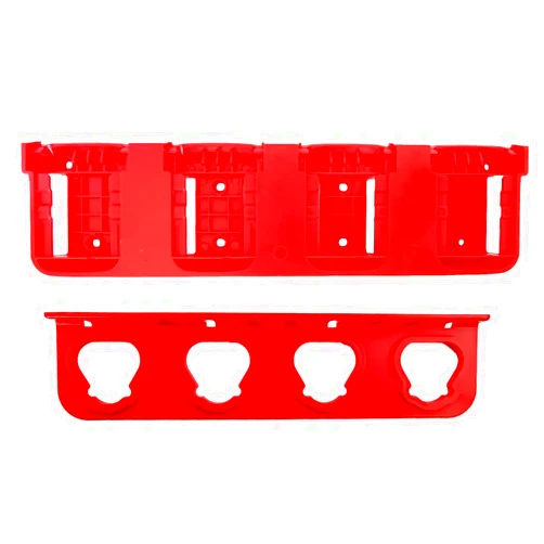 WOLGNKI Plastic Battery Organizer Mount Holder Fit for Milwaukee M18 M12 Battery 1 for 12V and 1 for 18V