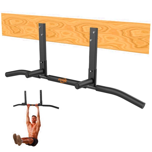 Fitarc Joist Mount Pull Up Bar, Wall Chin Up Bar Ceiling Mount for Beams, Heavy Duty Steel Construction, Home Gym Workout Equipment -Patent Pending