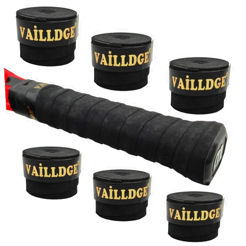 Vailldge Tennis Racket Grip Tape - Precut Dry Feel Grip Tape Absorbs Sweat Tennis Grip Velvety Comfort Overgrip for Tennis Racquet Pickleball Squash Badminton Baseball Bat