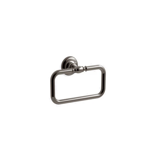 Kohler 72571-TT K-72571-TT Artifacts Towel Ring, Vibrant Titanium, Matte Black