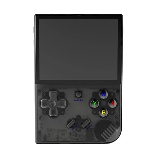 DREAMHAX RG35XX Plus Handheld Game Console, Retro Video Games with 64G TF Card 5500 Games Linux OS, Built-in 3300mAh Battery 3.5 Inch IPS Screen, Support 5G WiFi Bluetooth HDMI TV Output (Transparent Black)
