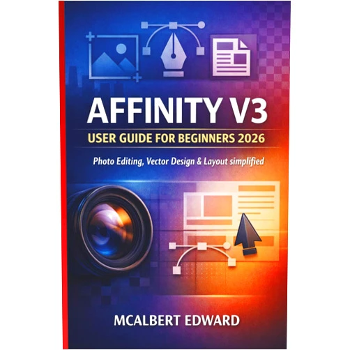 MCALBERT EDWARD AFFINITY V3 USER GUIDE FOR BEGINNERS 2026: Photo Editing, Vector Design & Layout simplified