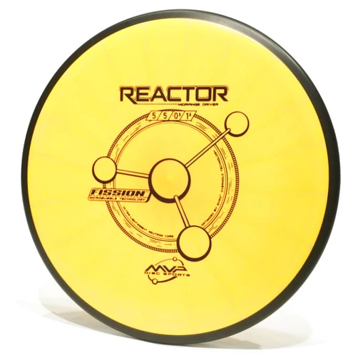 MVP Disc Sports MVP Reactor (Fission) Midrange Golf Disc, Pick Color/Weight [Stamp & Exact Color May Vary] Orange 160-166 Grams