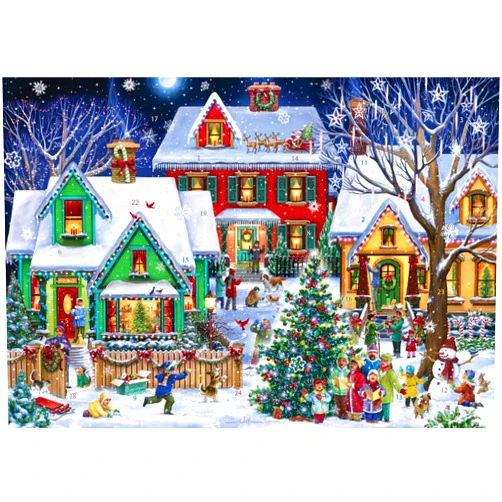Vermont Christmas Company Christmas Houses Advent Calendar (Countdown to Christmas) by Vermont Christmas Company with Holiday Suggestions