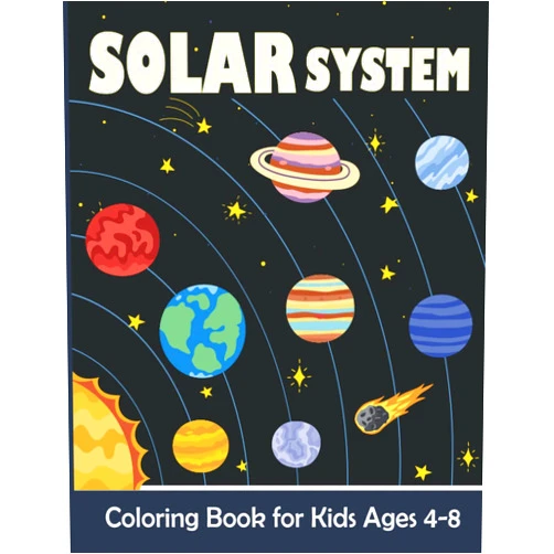 By RD Colors (Author) Solar System Coloring Book for Kids: Solar System Coloring Pages For Girls and Boys Ages 4-8 | Easy and Fun Planets in Our Solar System Illustrations ready to color