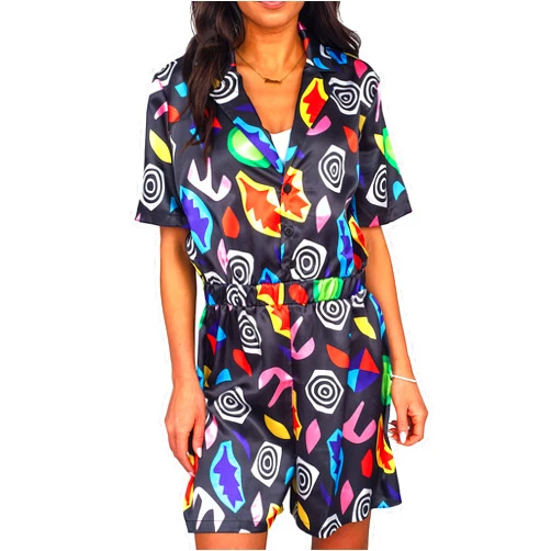 Costume Agent Eleven Cosplay Halloween Costume Short Sleeve Romper Dress Outfit