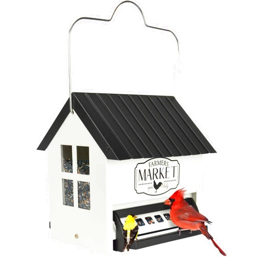 Squirrel Shield Nature's Way Bird Products SPHOP-1 Squirrel Shield Hopper Feeder Single Pack