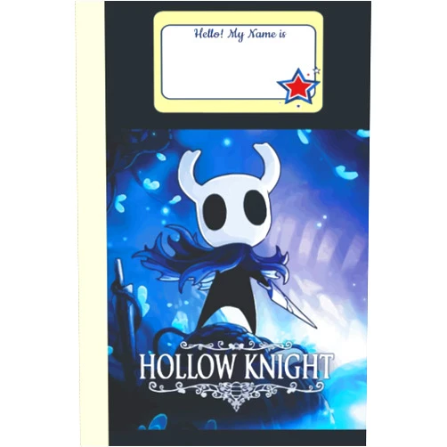 Dave Cooper Hollow Knight Composition Book Merch: Hollow Knight Notebook | Notepad Book | Diary For Any Occasion Gifts in Work Office, Home, School With Premium Thick Blank ... 6x9 inches (114 Pages)