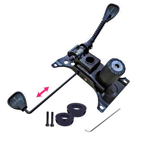 Gjpwyfdc Heavy Duty Office Chair Tilt Control Mechanism9.9 * 5.9in，Multi-Angle Arbitrary Locking， for Computer,Gaming Chair Replacement Parts.