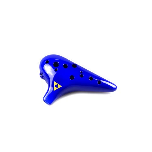 STL Ocarina 12 Hole Acrylic Tenor Ocarina in C major with Songbook