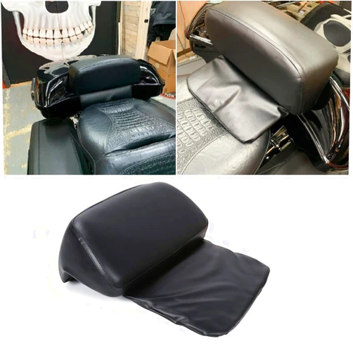 KUAFU Razor Chopped Tour Pack Backrest Pad Compatible with 2014-2023 Harley Street Road Glide FLHR FLHTCU FLHX FLHTCUL Trunk Rack Tour Pak