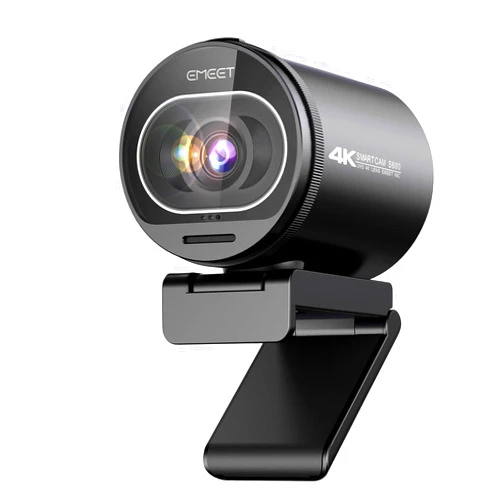 EMEET S600 4K Webcam for Streaming - Sony 1/2.5'' Sensor, PDAF Autofocus, 1080P@60FPS, 2 Noise Reduction Mics, Built-in Privacy Cover, 40°-73° FOV, Streaming Camera for Live Commerce/Gaming/Beauty