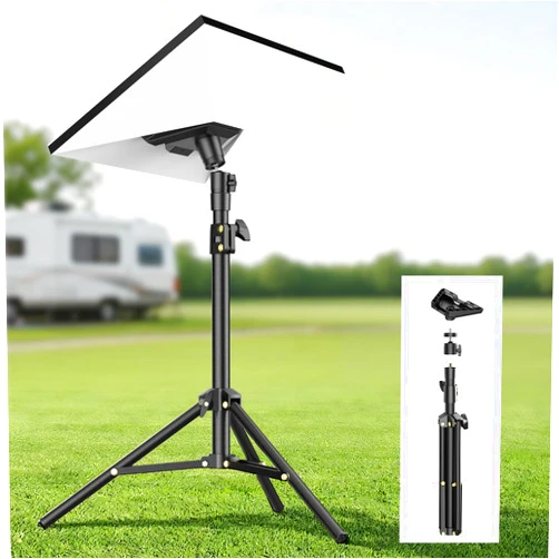 Boltwasp Starlink Mini Tripod Mount with Adapter - Height Adjustable & 360° Tilt, Compatible with Starlink Mini Terminal, Portable Sturdy Stand for RV Camping & Outdoor Use