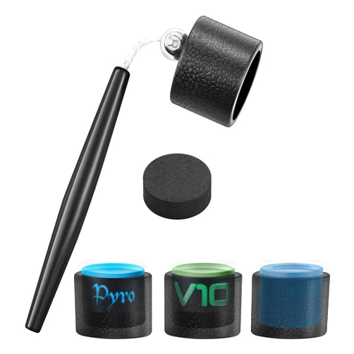 SISIPAI LIFE Pool Chalk Holder, Chalk Holder For Billiards, Pool Cue Chalk Holder, Portable Pocket Pool Stick Chalk Holder, Billiards Cue Snooker Accessories for Use TAOM Pyro, TAOM V10 Chalk And Generic Chalk