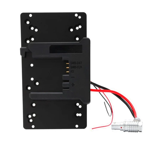 HangTon B-Mount Battery Plate Power for DJI Ronin 4D Camera, Bebob Fxlion SWIT IDX Core Blueshape, 24V DC-in 6-pin Connector, 10cm