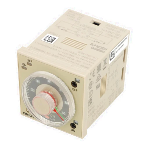 Omron H3CR-F8 100-240AC | H3CRF8AC100240D | 667955 | OMRON Timer, 8-PIN, 1/16DIN (48 X 48MM), Twin DIAL, Flicker Off DELAY, 0.05S-300H, DPDT, 5 A