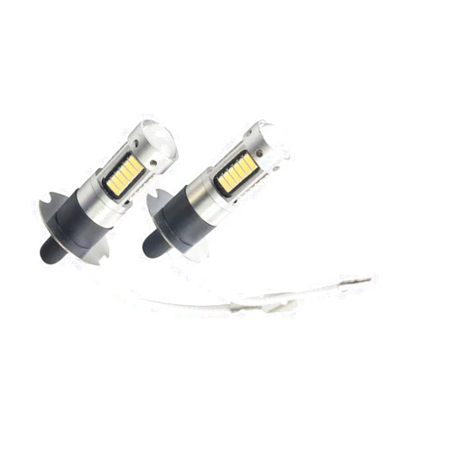 Senpinkboo 2PCS H3 LED Fog Driving Light Bulbs Kit Super Bright DRL 8000K White Car Fog Light Lamp