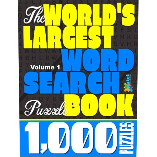 Patel Puzzle Books The World's Largest Word Search Puzzle Book: 1,000 Puzzles (Vol. 1)