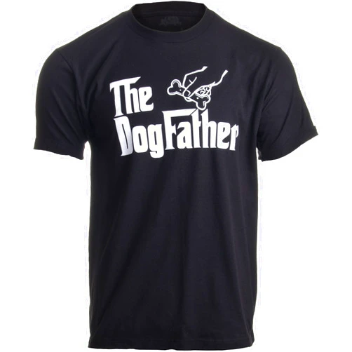 Ann Arbor T-shirt Co. The Dogfather | Dog Father Dad Owner Funny Cute Pup Doggo Pet Fun Humor Daddy T-Shirt