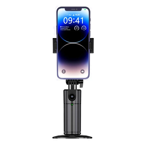 SEASHIMMER AI-Powered 360° Face Tracking Phone Holder, App-Free Smart Camera Mount with Horizontal/Vertical Shooting, Rechargeable Long Battery Life - Compact & Portable