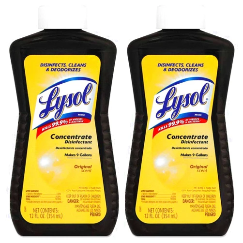 Lysol Concentrate All Purpose Cleaner Disinfectant, 12 Ounce (Pack of 2)